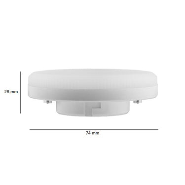 Led GX53 12W 950lm 4000K GX53 74x28mm Dimmable